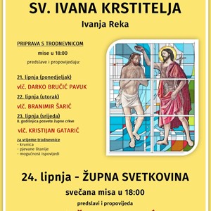 Proslava župne svetkovine u Ivanjoj Reki